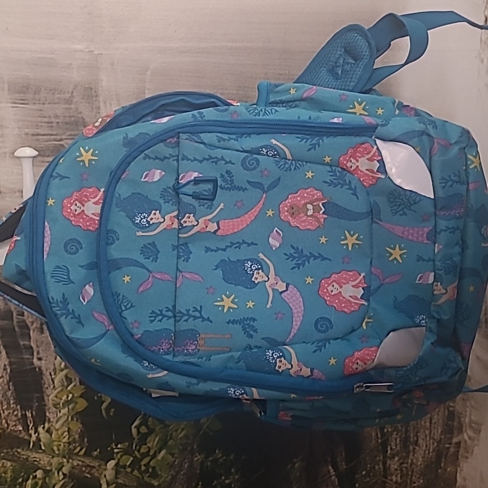 🏆Host Pick! Kids 3-in-1 colorful mermaid backpack insulated lunch & pencil bag - Picture 2 of 16